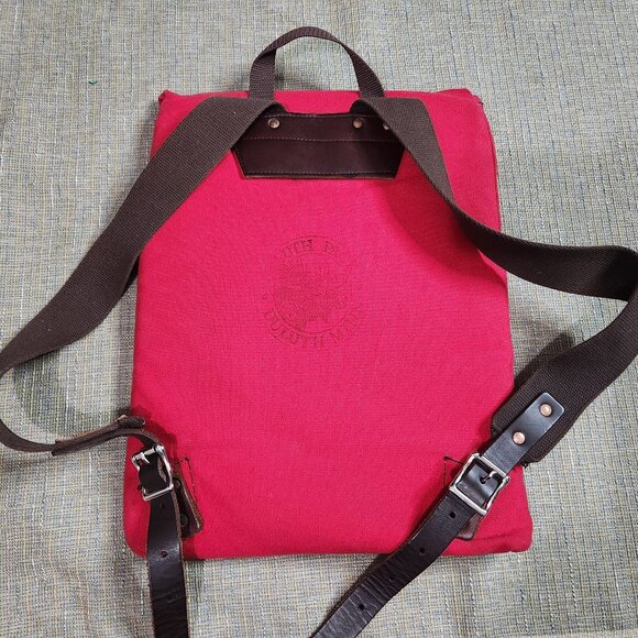 Duluth Pack Canvas Laptop Scoutmaster Backpack - Red - Picture 5 of 11